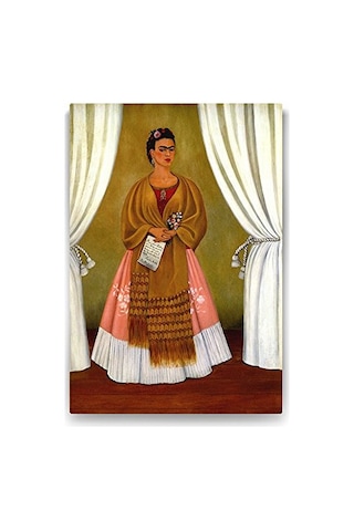 Tr Frida Kahlo - Dedicated To Leon Trotsky Tablosu - 100x140cm