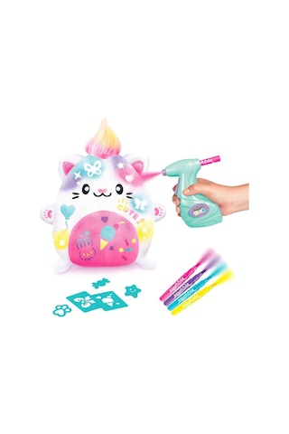 45574 Sun-cnl-hobi Set Aırbrush Peluş Kawaıı Kıtty