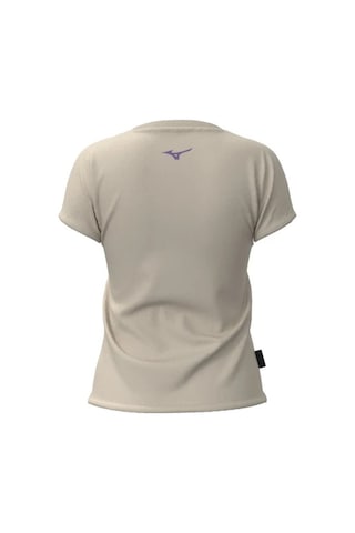 Mizuno Athletic Rb Kadın Tişört Bej Çok Renkli