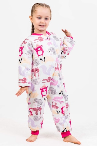 Babymod Elyaf Dolgulu 2,5 Tog Pamuklu Penye Astarlı Kız /erkek Çocuk Uyku Tulumu Pembe