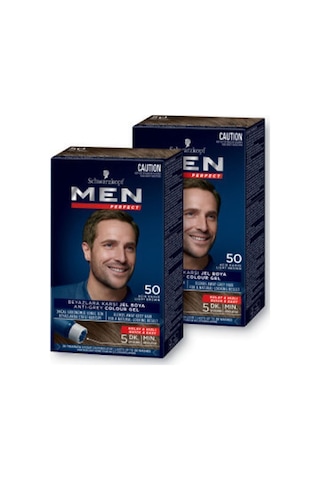 Schwarzkopf Men Perfect Saç Boyası 5.0 Açık Kahve 2'li