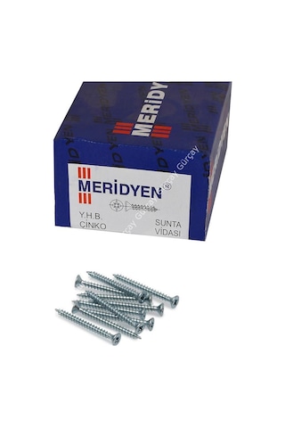 Meridyen Sunta Vidası 3.5x18mm 1000 Adet Siyah 18 MM