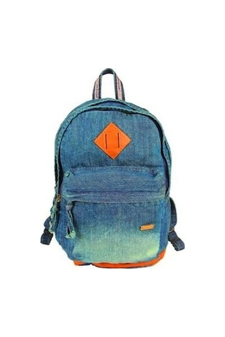 Alone Sırt Çantası Yeşil Kot Denim Unisex 5121
