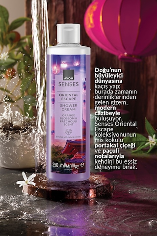 Senses Oriental Escape Portakal Çiçeği Ve Paçuli Kokulu Duş Jeli 250ml Fresh