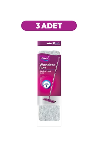 Wondero Flat Yedek Mop Refil Üçlü Paket