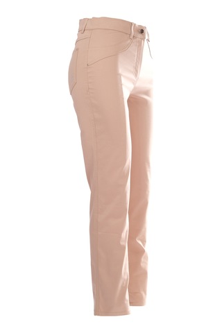 Seleste Minimalist Yüksek Bel Kadın Pantolon - Regular Fit - Günlük & Ofis Bej