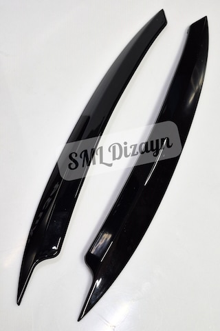 Golf 7-7.5 Far Kaşı Kaplama Şerit Parlak Siyah 2012-2020 Plastik