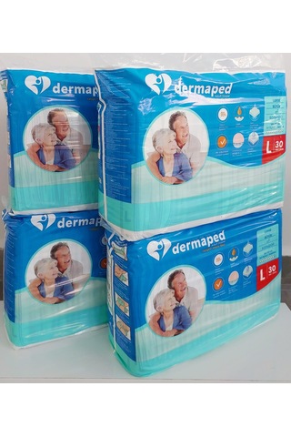 Dermaped 9 Damla Belbantlı Hasta Bezi Large 60 Adet L