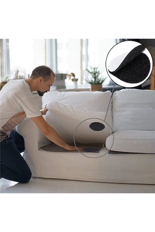 Halı Kilim Koltuk Örtüsü Sabitleyici Cırt 20 Adet Kaydırmaz Kendinden Yapışkanlı Cırt