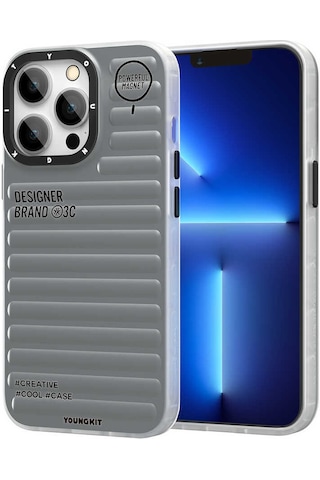 Youngkit Apple Uyumlu iPhone 13 Pro Kılıf YoungKit Plain Coloured Serisi Kapak ZORE-267408
