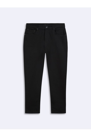 LTB Renar L Tapered Slim Orta Bel Siyah Jean Pantolon