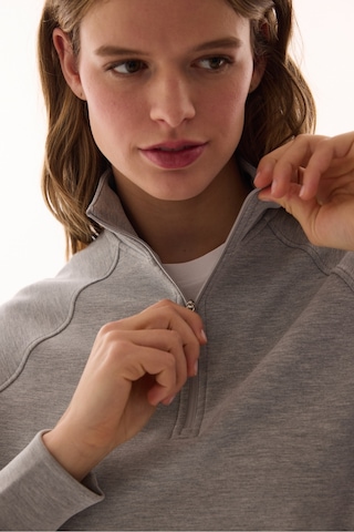 Penti Gri Modal Yarım Fermuarlı Sweatshirt