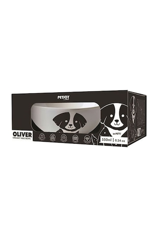M-pets Oliver Seramik Köpek Mama Kabı 550 Ml 244-51005.01