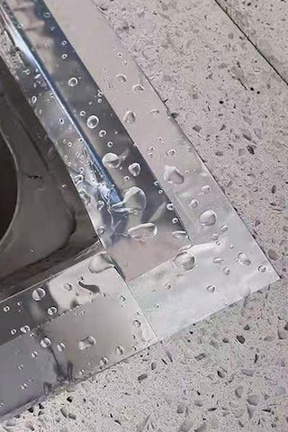 Thentech Su Geçirmez Yüksek Isıya Dayanıklı Alüminyum Bant Lavabo Ocak Kenarı Bant 5mt Güçlü Bant