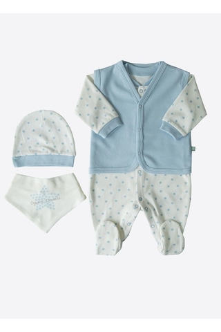 Organik New Dreams 4'lü Takım Mavi Mavi