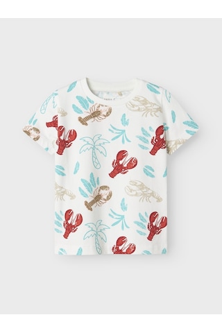 Name It Nmmfelen Ss Top Erkek Çocuk T-shirt 13241293 Cloud Dancer