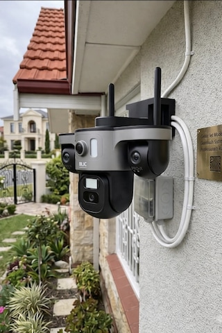 Blic Pro++ Blm-97 9mp 3 Lensli Wi-fi Ptz Akıllı Ip Kamera - Hareket Takibi Ve Gece Görüşlü