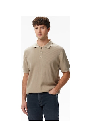Nautica Erkek Bej Regular Fit Kısa Kollu Triko Düz S55110t Bej