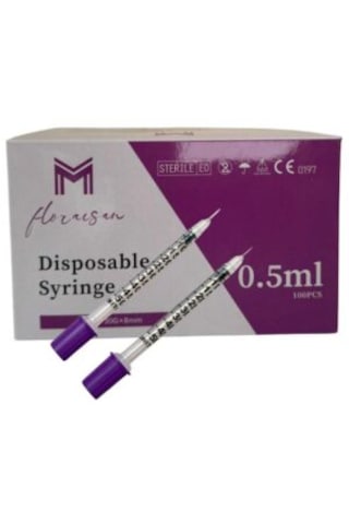 Micro Fine 0,5ml 30gx8mm Enjektör 100 Adet