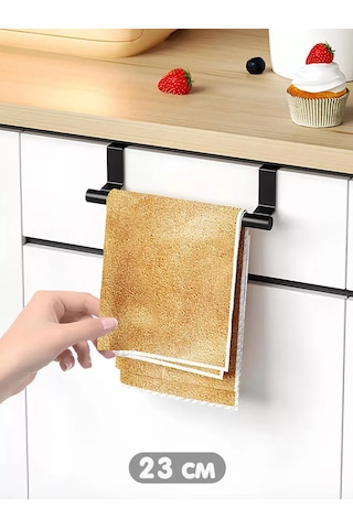 Kastly Kapı İçin Havlu Askı Düzenleyici Mutfak Rafı 151854296 Siyah