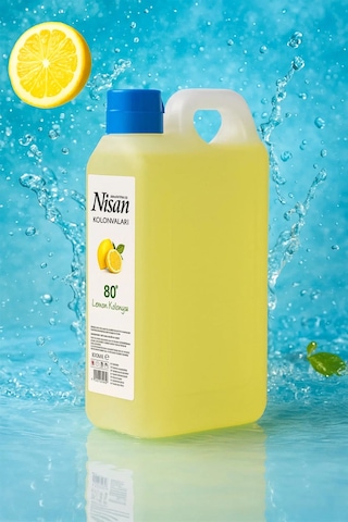 Nişan 80 Derece Limon Kolonyası Bidon 1 L