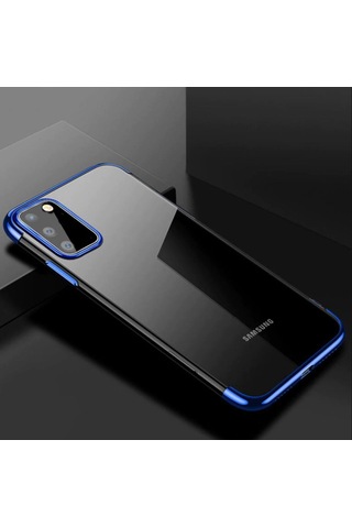 Galaxy A71 Köseleri Renkli Seffaf Kamera Korumali Silikon Kilif 402647315