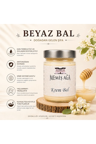 Memiş Ağa Beyaz Krem Balı 360 G
