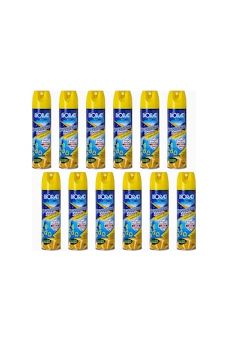 Biorad Parfümlü Dezenfektan Sprey Limon Kokulu 150ml - 12 Adet