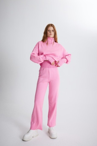 Holly Lolly Alt Üst Triko Thinky Takım Pembe