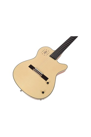 Tayste Cg-100eq Natural Silent Elektro Klasik Gitar
