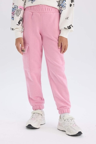 DeFacto Kız Çocuk Kargo Cepli Beli Paçası Lastikli Jogger Eşofman Altı D2872A824WNPN445 Pembe