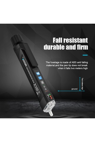 Yifomall Mestek Akıllı Temassız Voltaj Test Kalemi, Ac 12v-1000v Algılama, Duvar İçi Kablo Tespiti, Pil Dahil Değil