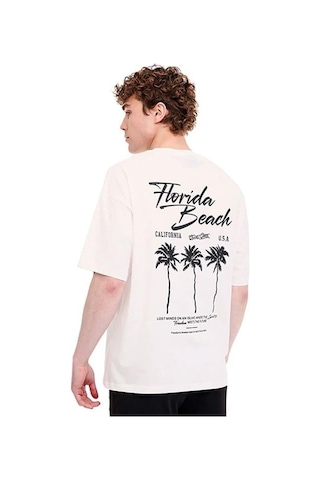 Lumberjack 5m Ml Geta Erkek T-shirt 102006146 Beyaz