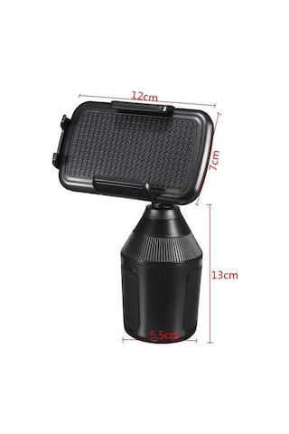 Araba Araç İçi Telefon Tutucu Bardaklık Girişi İçin Uyumlu Güvenli Sürüş, Otomatik Mekanizma Sistemi