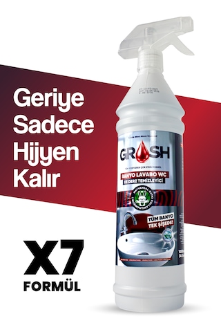 Ultra Güçlü Banyo Temizleyici Ve Kireç Çözücü Sprey Büyük Boy