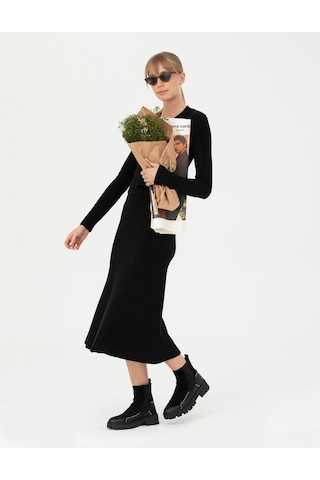 Pierre Cardin Kadın Siyah Etek Triko 50276344-vr046 Siyah