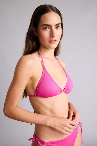 Defacto Üçgen Bikini Üstü T3666az26smpn48 Pembe-pn48