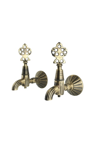 FKN İkili Hamam Taslı Antik Osmanlı Musluk