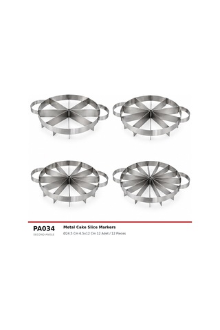 Fida Paslanmaz Metal Pasta Kesici - 12 Inox