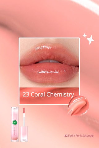 Perıpera Ink Mood Glowy Tint 23 Coral Chemistry Lucky Lottery 23