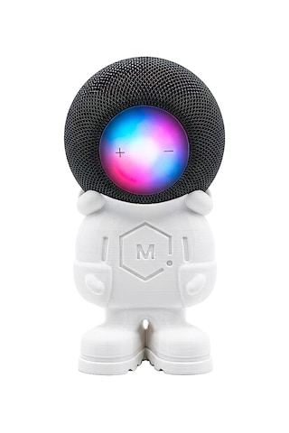 Fibrika Store Apple Homepod Mini Uyumlu Astronaut Akıllı Hoparlör Standı Beyaz