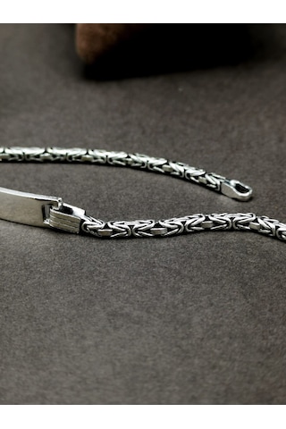 Omar Silver Erkek Kral 2,5Mm Oval Plakalı Künye 10,65Gr