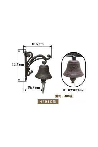 Yaozixa Amerikan Köy Stili Bahçe Duvar Dekoru - 3d Kuş Desenli Demir Zil, Hoşgeldiniz Zili, Dekoratif Ve Fonksiyonel Ev Aksesuarı