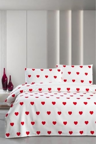 Hamlet Çarşafı Lastikli Çift Kişilik Pike Yatak Örtüsü Bordo%100 Pamuk 200x230 4 Parça Takım Genel