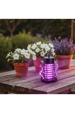 Otomatik Akıllı Sivrisinek Öldürme Lambası Şarj Elektrik Çarpması Sivrisinek Kovucu Lamba Öldürmek M