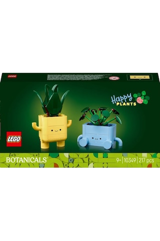 LEGO® Botanicals Mutlu Bitkiler 10349 - 9 Yaş ve Üzeri Çocuklar için Dekoratif Çiçek Yapım Seti (217 Parça)