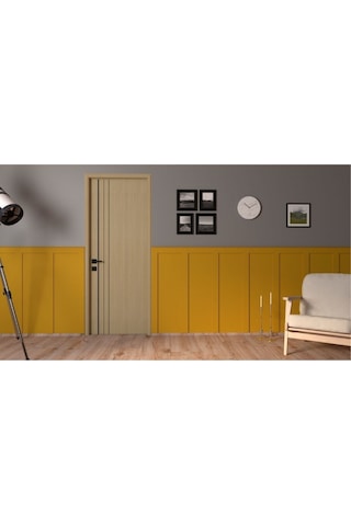 İahşap Dekoratif 8 Cm İskandinav Duvar Çıtası 5 Adet 8 X 100 Cm Ev Ofis Dekorasyonu 8 Mm Mdf