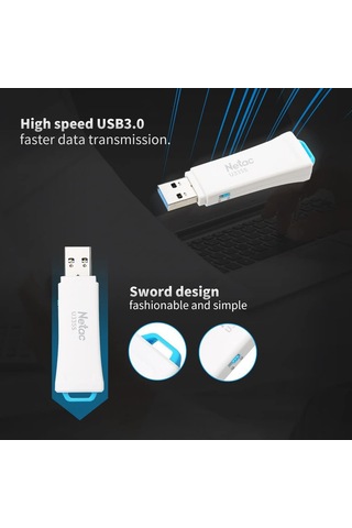 Netac U335s Usb 3.0 Yüksek Hızlı Antivirüs Yazma Koruması Usb Flash Sürücüler U Disk, Kapasite:32gb