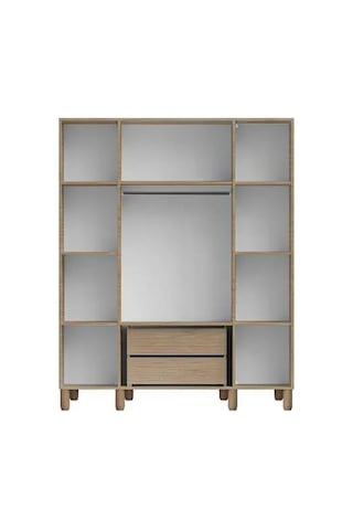 Misea 4 Kapılı Mdf Gardırop Çok Renkli