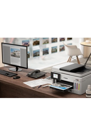 Canon Maxıfy Gx6140, Renkli, Mürekkep Mega Tanklı, Yazıcı, Tarayıcı, Wifi, Lan, Duplex, Mür
